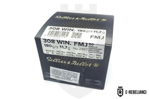 Sellier&Bellot 308 Win. FMJ 180grs/11,7g Training