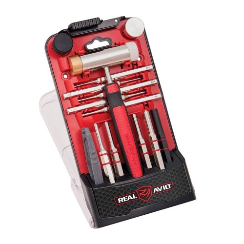Real Avid - Zestaw narzędzi Accu-Punch Hammer & Roll Pin Punch Set