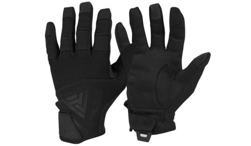 Direct Action - Rękawice Hard Gloves - Czarny - Rozmiar L - GL-HARD-PES-BLK