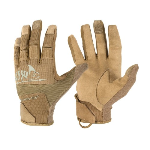 Helikon - Rękawice Range Tactical Gloves Hard - Coyote / Adaptive Green - Rozmiar L - RK-RNG-PO-1112A