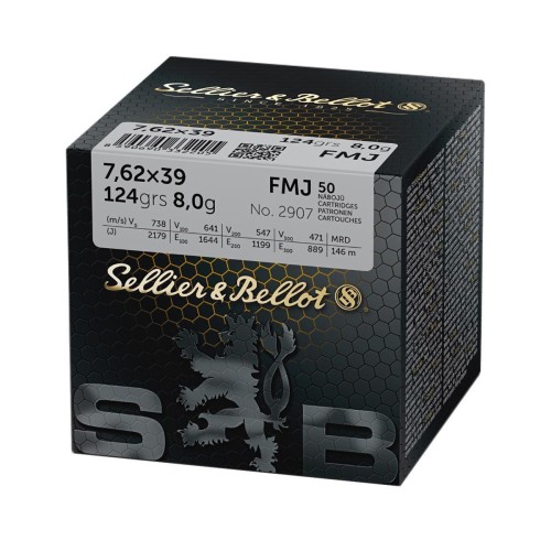 Sellier&Bellot 7,62x39 FMJ 8.0g