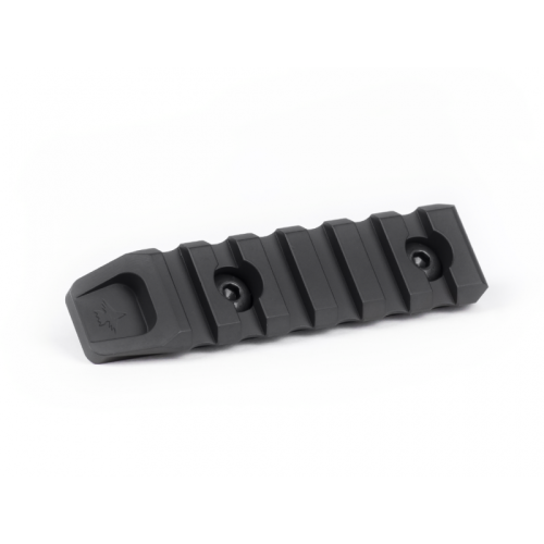Szyna Picatinny 6 slot. montowana na M-LOK Czarna - KRUK