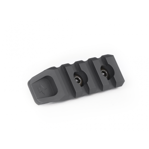 Szyna Picatinny 4 slot. montowana na M-LOK Czarna - KRUK