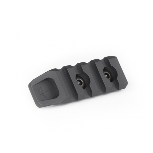 Szyna Picatinny 4 slot. montowana na M-LOK Czarna - KRUK