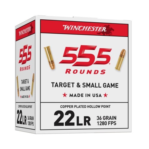 Winchester 22LR Super-X, 36gr, LHP Copper Plated - op. 555 szt.