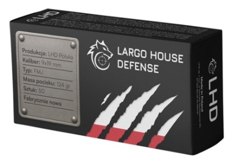 Amunicja LHD 9x19, FMJ, 124gr/8g