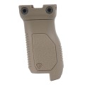 Strike Industries - Chwyt Picatinny Angled Vertical Grip - Long - FDE - SI-AR-CMAG-RAIL-L-FDE