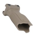 Strike Industries - Chwyt Picatinny Angled Vertical Grip - Long - FDE - SI-AR-CMAG-RAIL-L-FDE
