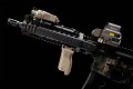 Strike Industries - Chwyt Picatinny Angled Vertical Grip - Long - FDE - SI-AR-CMAG-RAIL-L-FDE