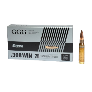 Amunicja GGG .308Win, HPBT GPX17, 190grn