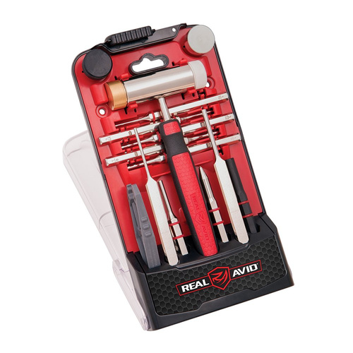 Real Avid - Zestaw wybijaków z młotkiem Accu-Punch Hammer & AR-15 Pin Punch Set - AVHPS-AR