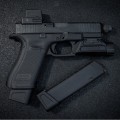 FTCS - Powiększona stopka magazynka do Glocka 17 - +3 naboje - Graphite Black H-146 - FTCS Nr. 33